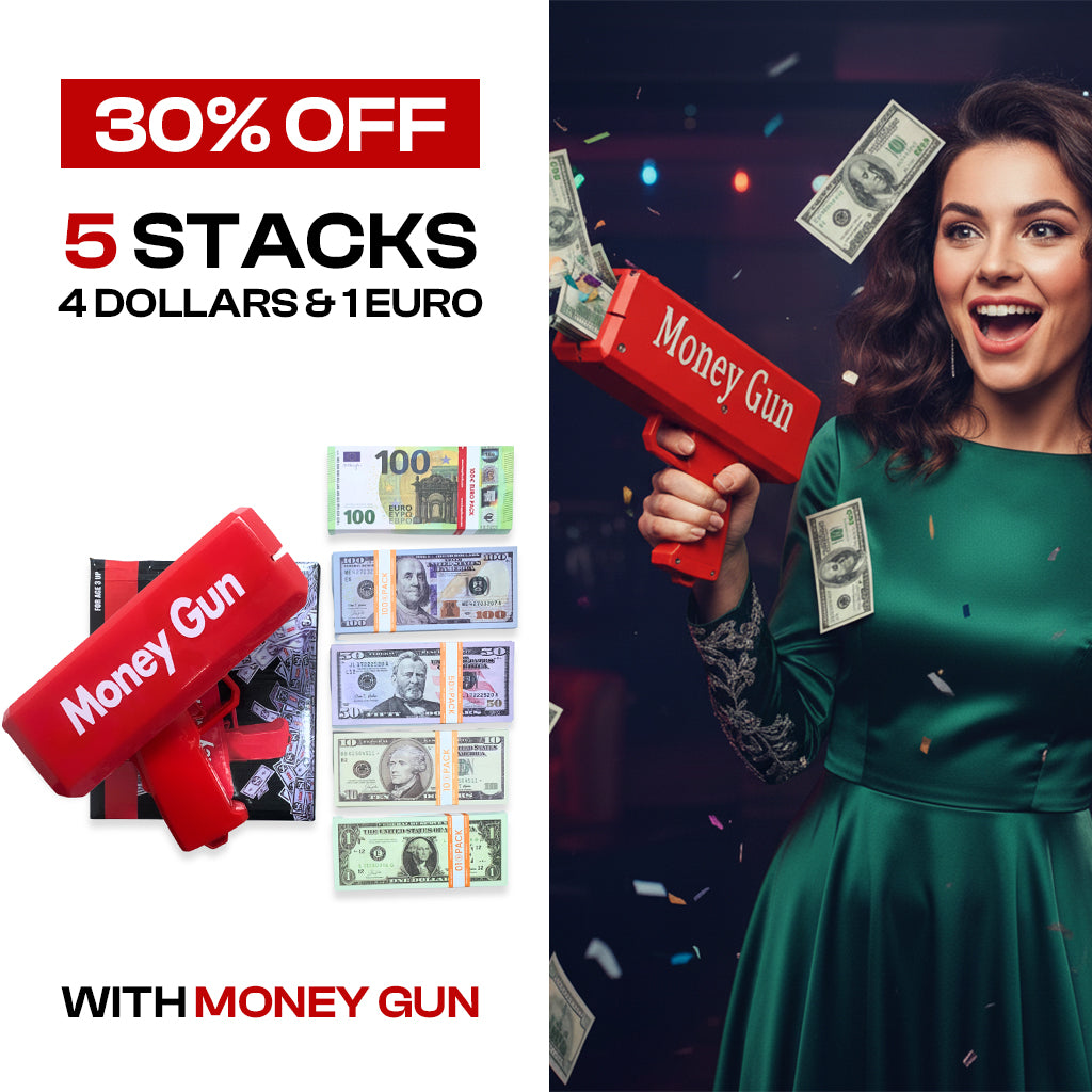 All 5 Stacks + Money Gun